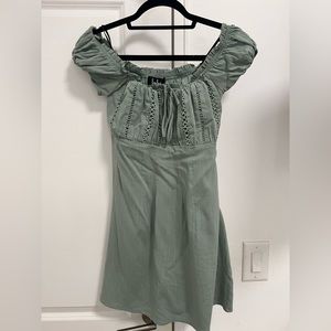 Green / Blue casual dress